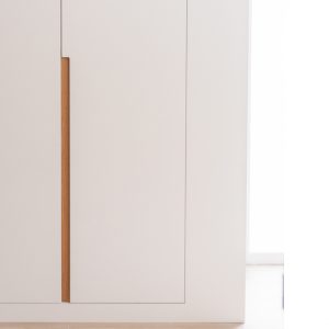 puerta de armario blanca